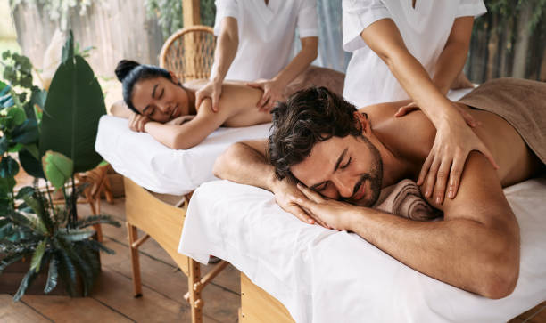 Couples massage session